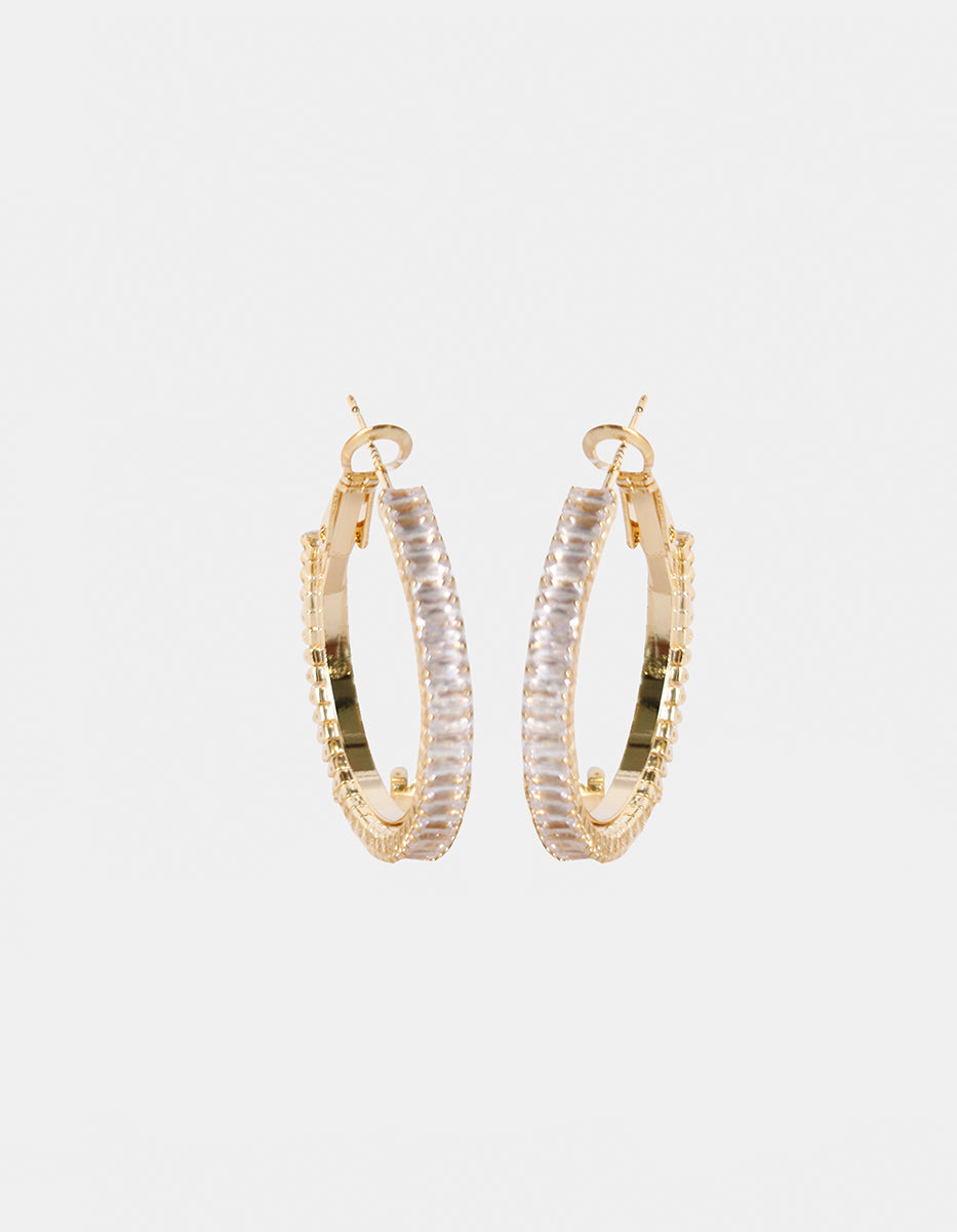 Festive Style hoop earrings