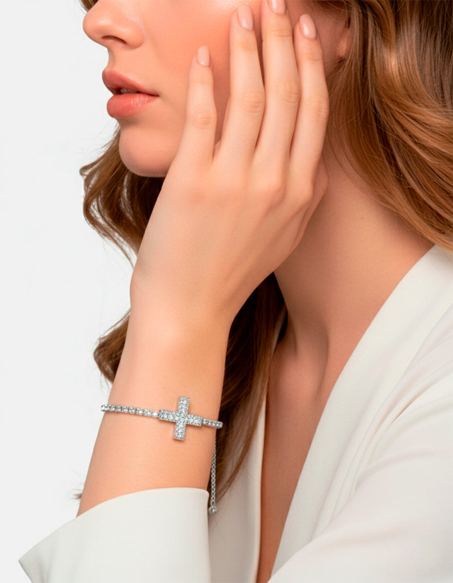 Festive Style silver-plated bracelet