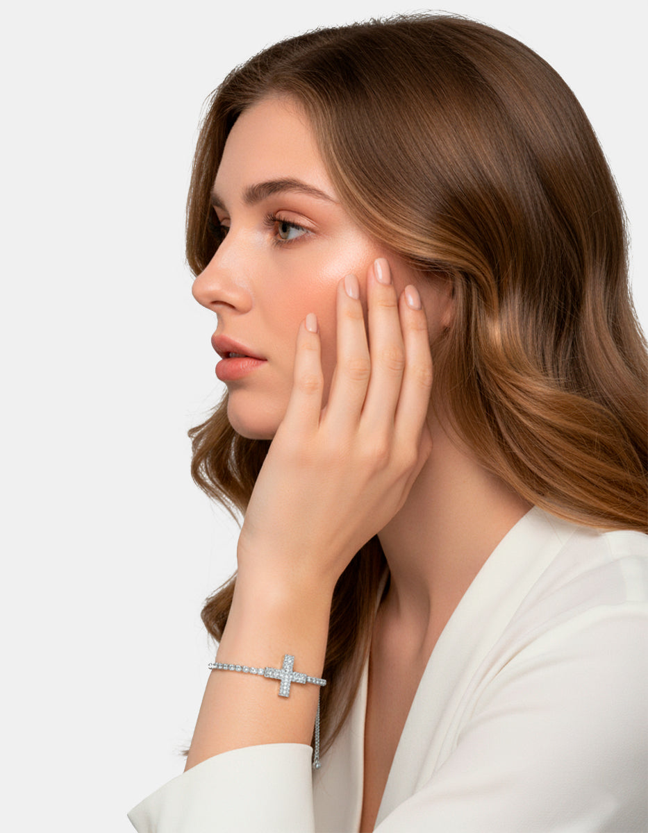 Festive Style silver-plated bracelet