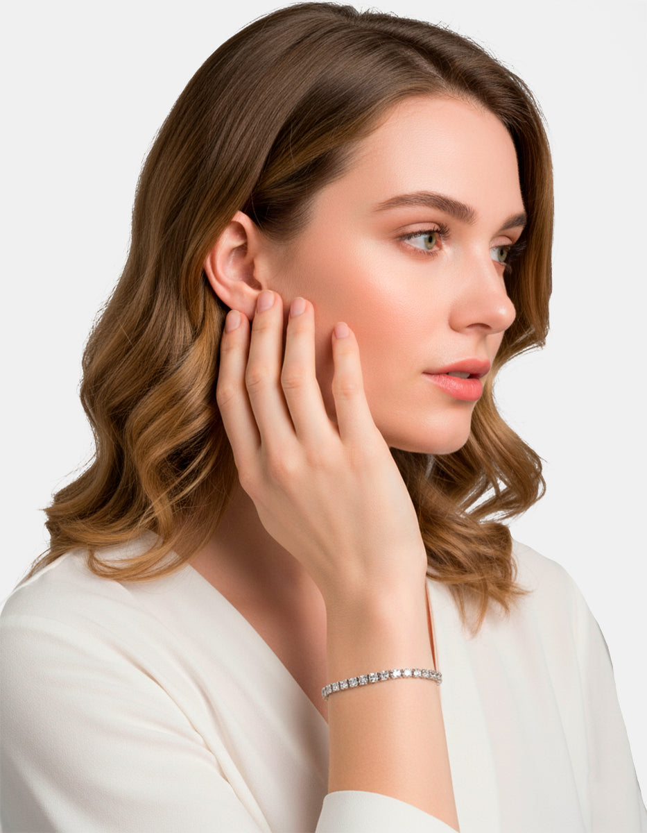 Festive Style silver-plated bracelet