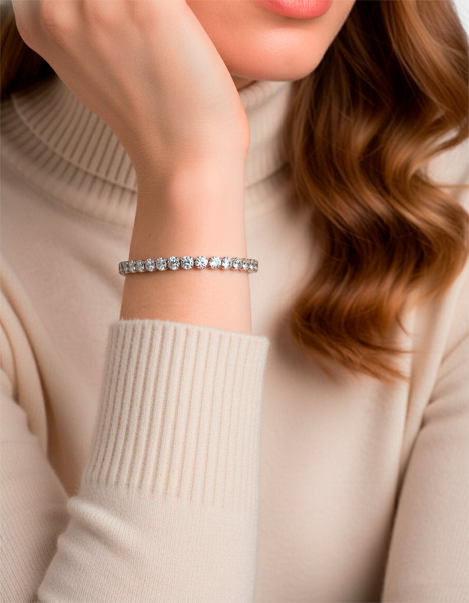 Festive Style silver-plated bracelet