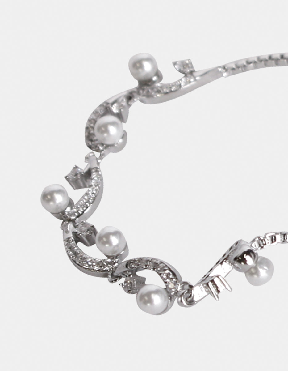 Festive Style silver-plated bracelet