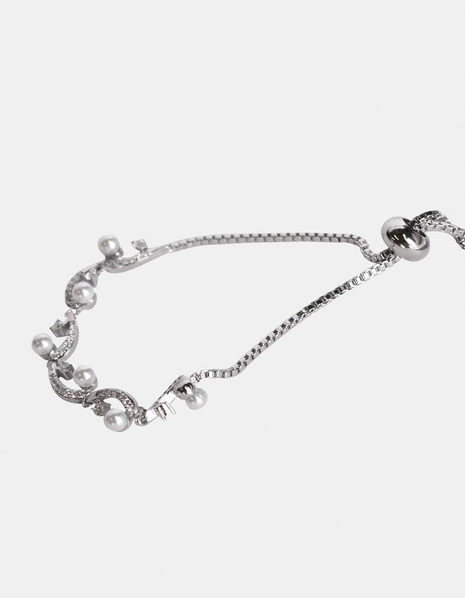 Festive Style silver-plated bracelet