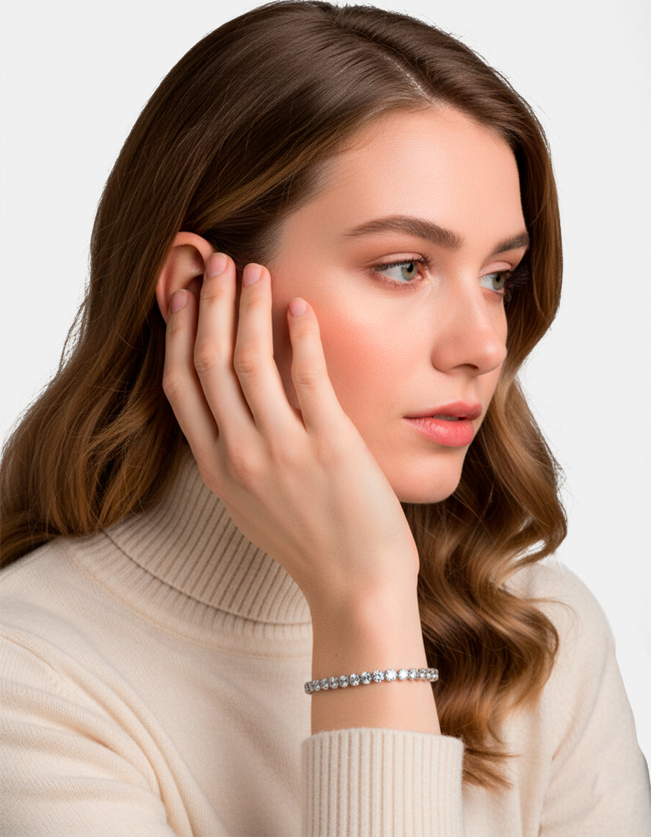 Festive Style silver-plated bracelet