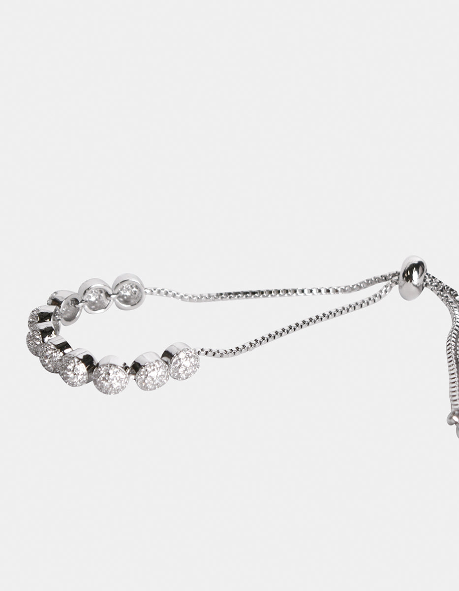 Festive Style silver-plated bracelet