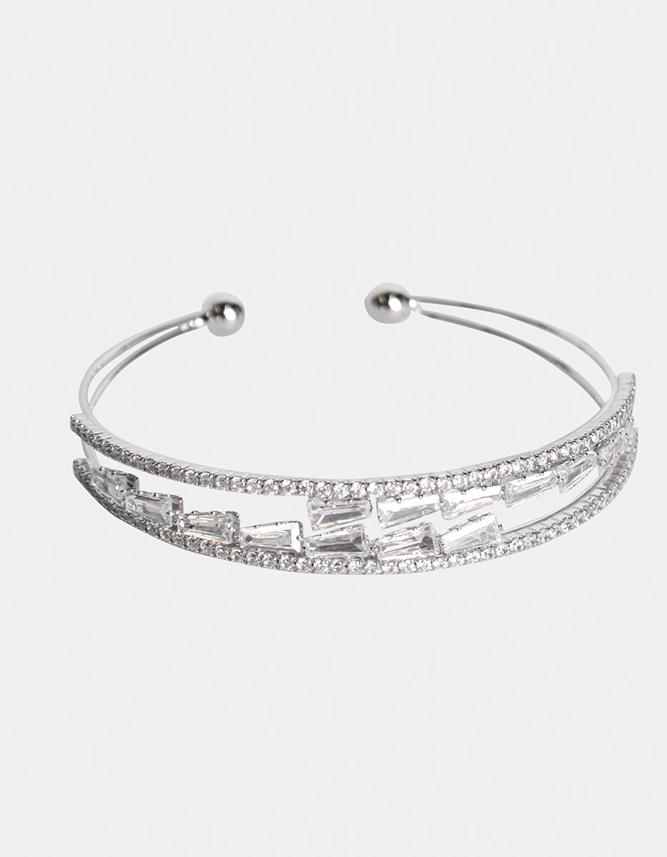 Festive Style silver-plated bracelet