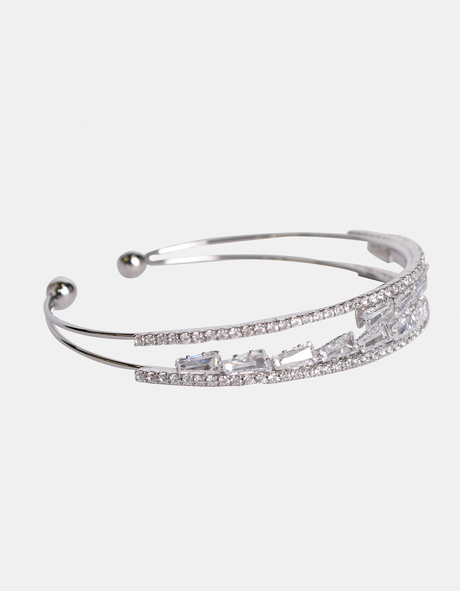 Festive Style silver-plated bracelet