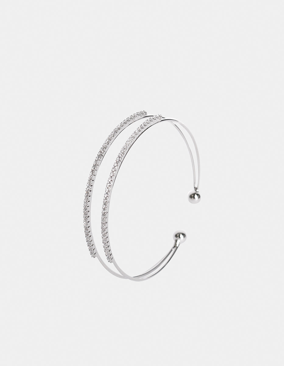 Festive Style silver-plated bracelet