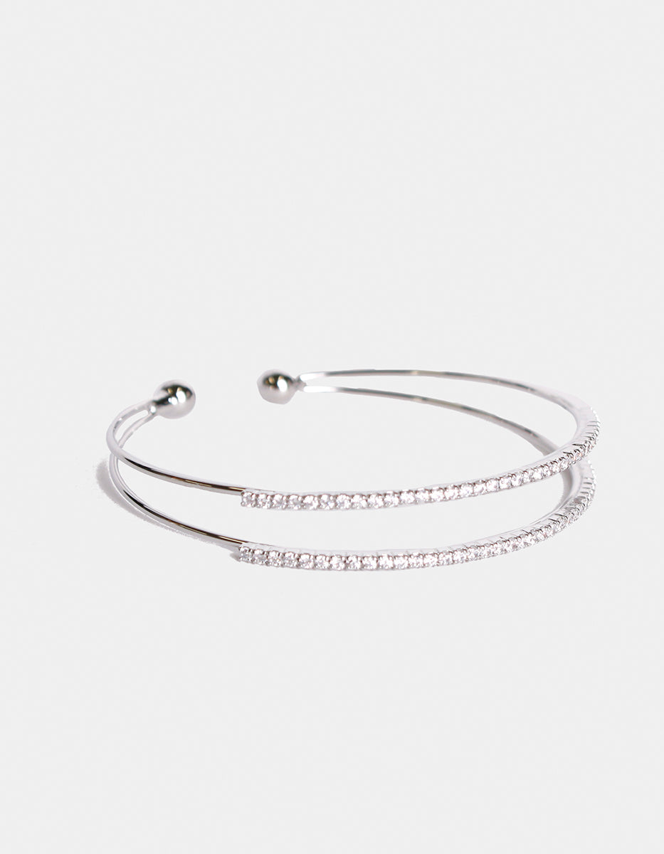 Festive Style silver-plated bracelet