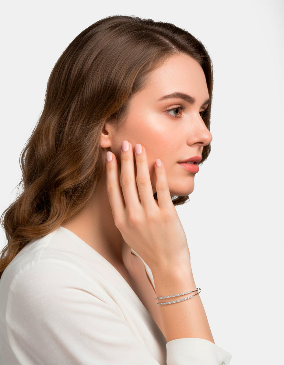 Festive Style silver-plated bracelet