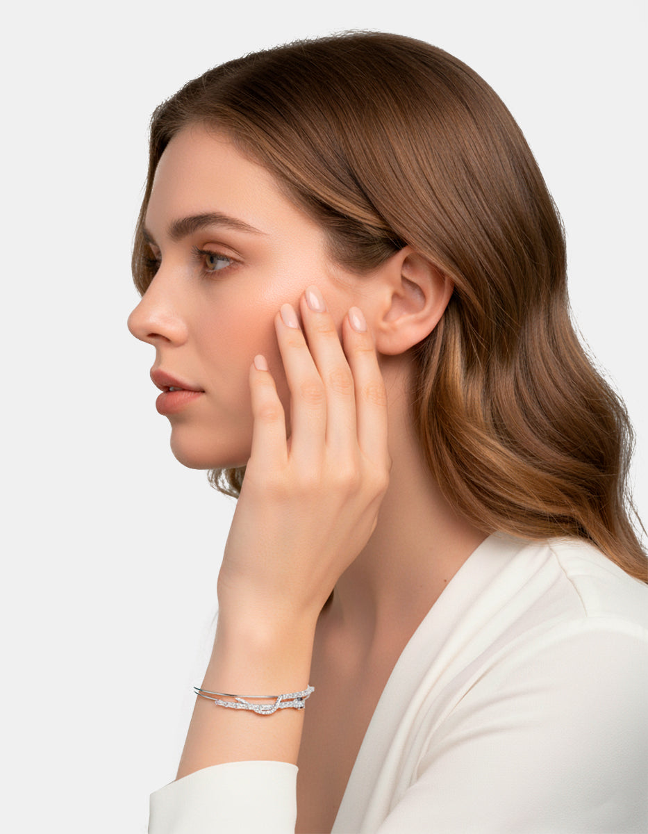 Festive Style gold-plated snake bracelet