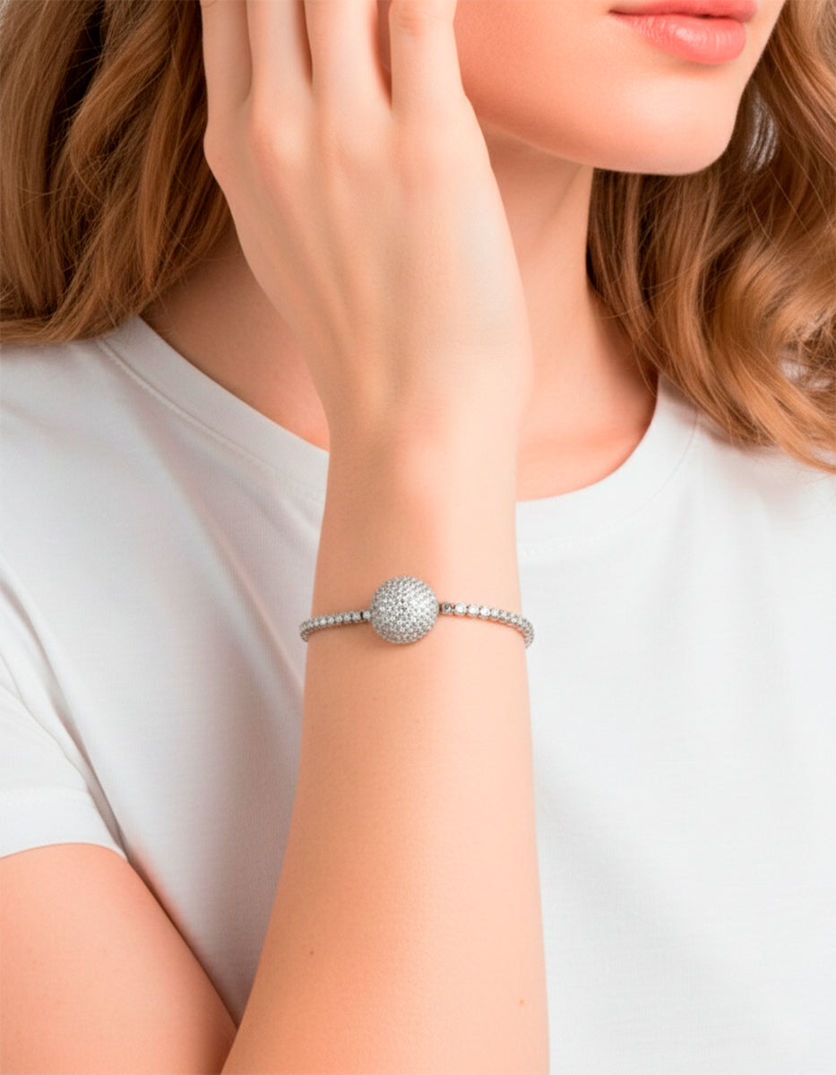 Festive Style silver-plated bracelet