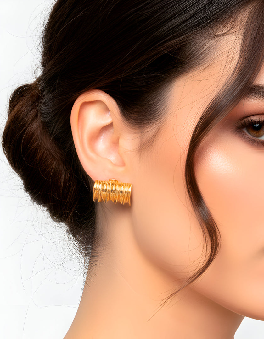 Golden Chic gold-filled earrings