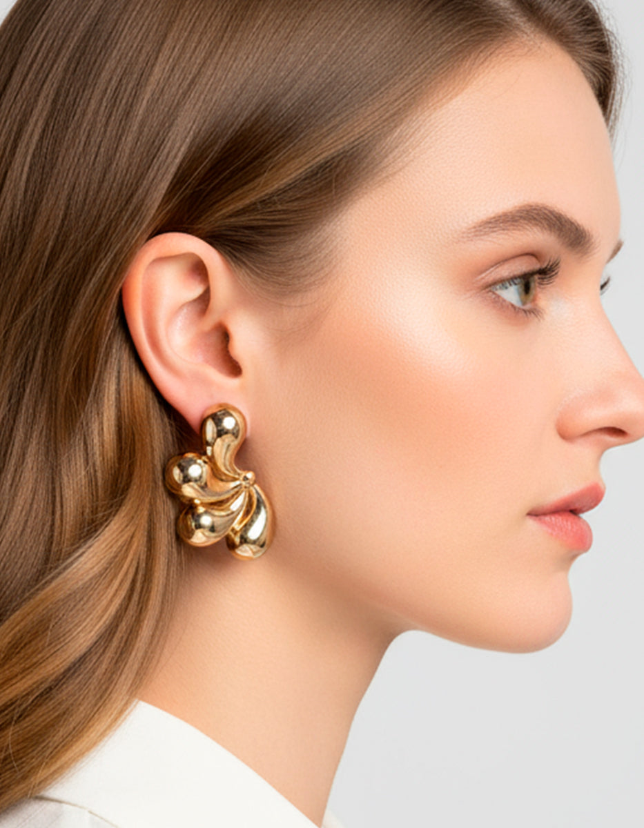 Golden Chic gold-filled earrings