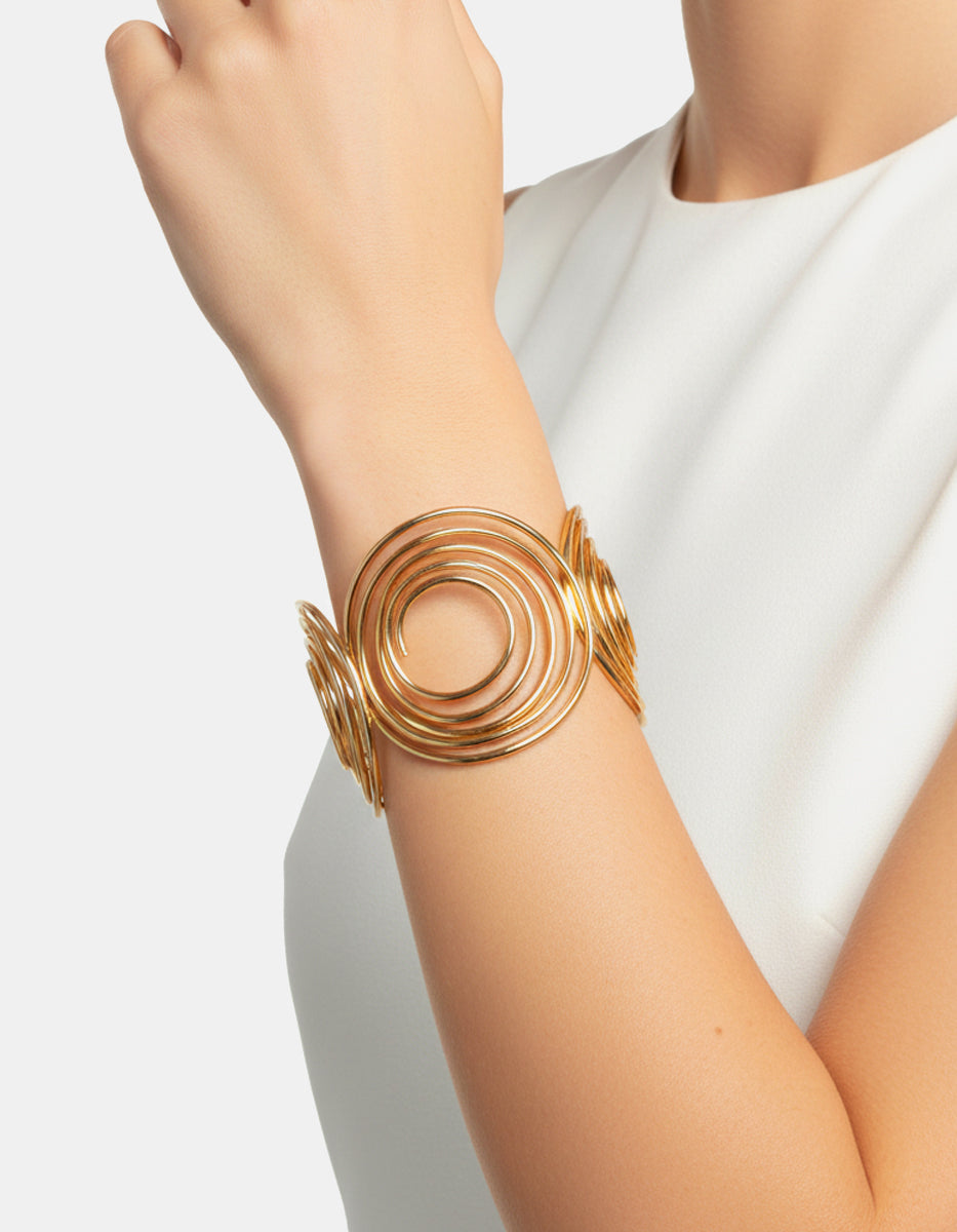 Calcuta gold-plated bracelet