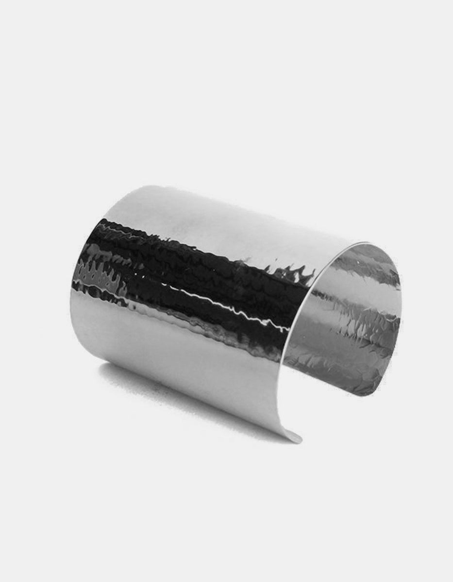 Calcuta gold-plated hammered bracelet