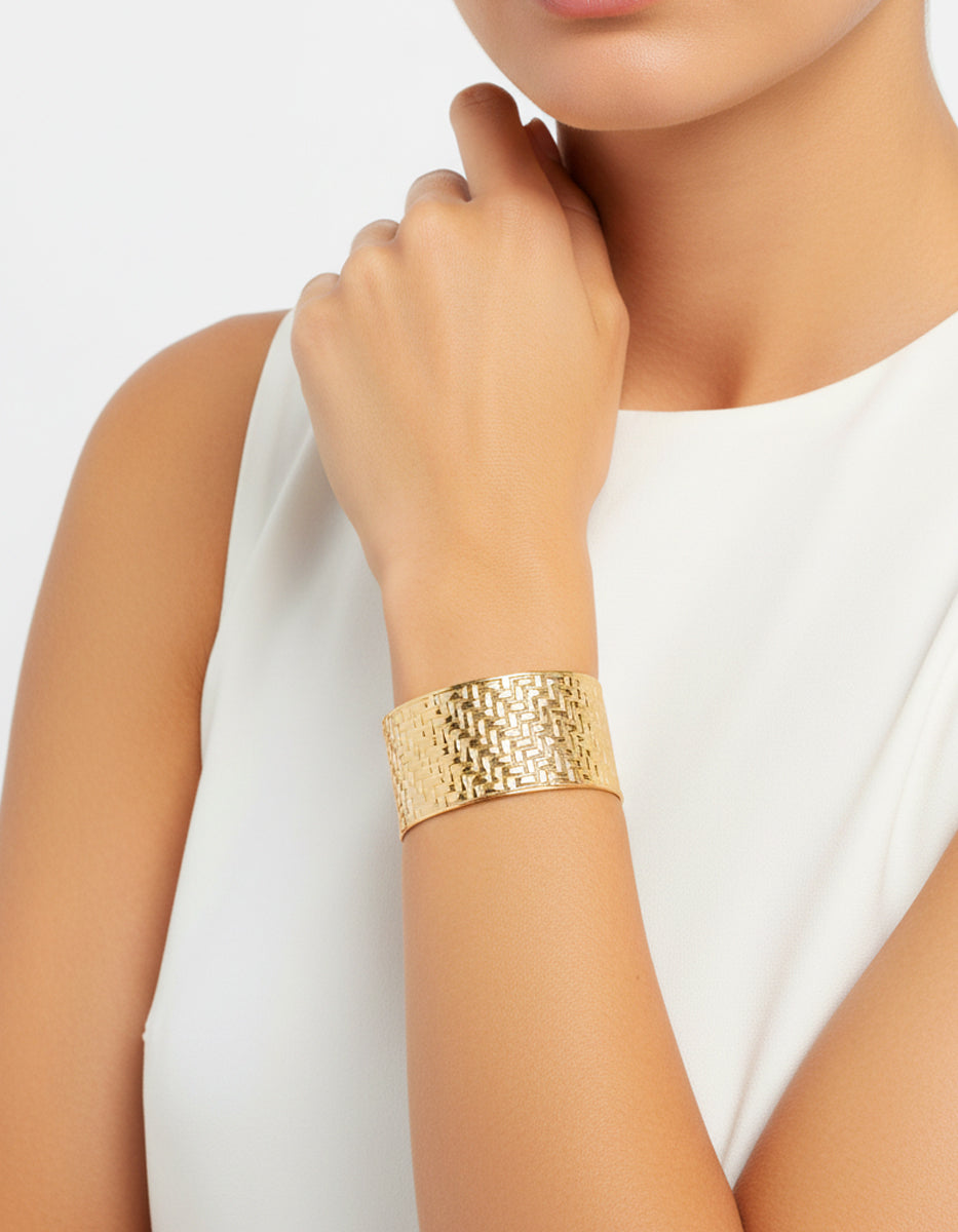 Calcuta gold-plated bracelet