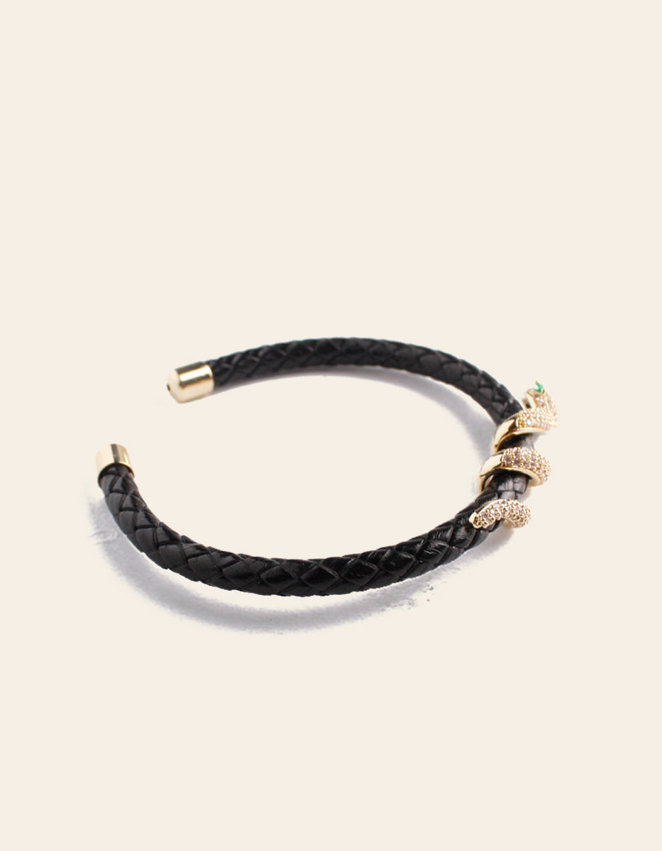 Poison Deluxe gold-plated snake bracelet