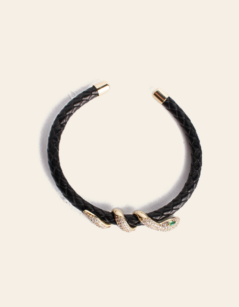 Poison Deluxe gold-plated snake bracelet