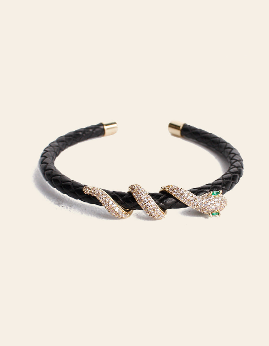 Poison Deluxe gold-plated snake bracelet