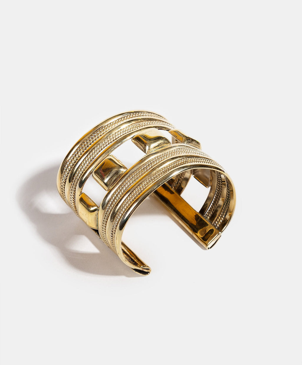 Calcuta gold-plated braided bracelet