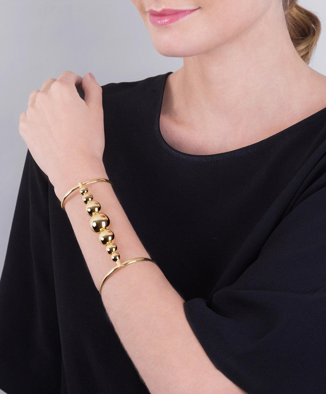 Universe gold-plated bracelet