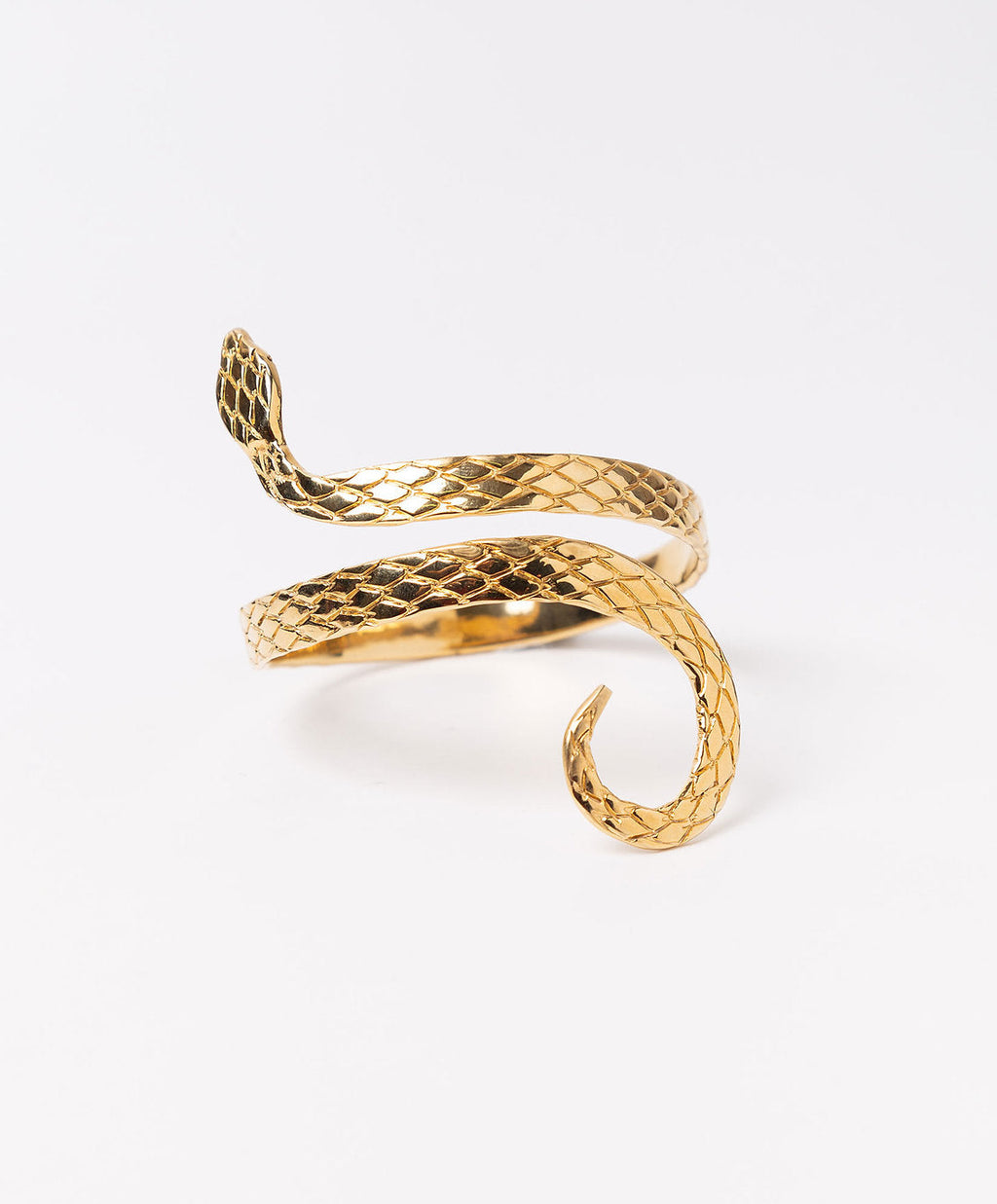 Poison gold-plated snake bracelet