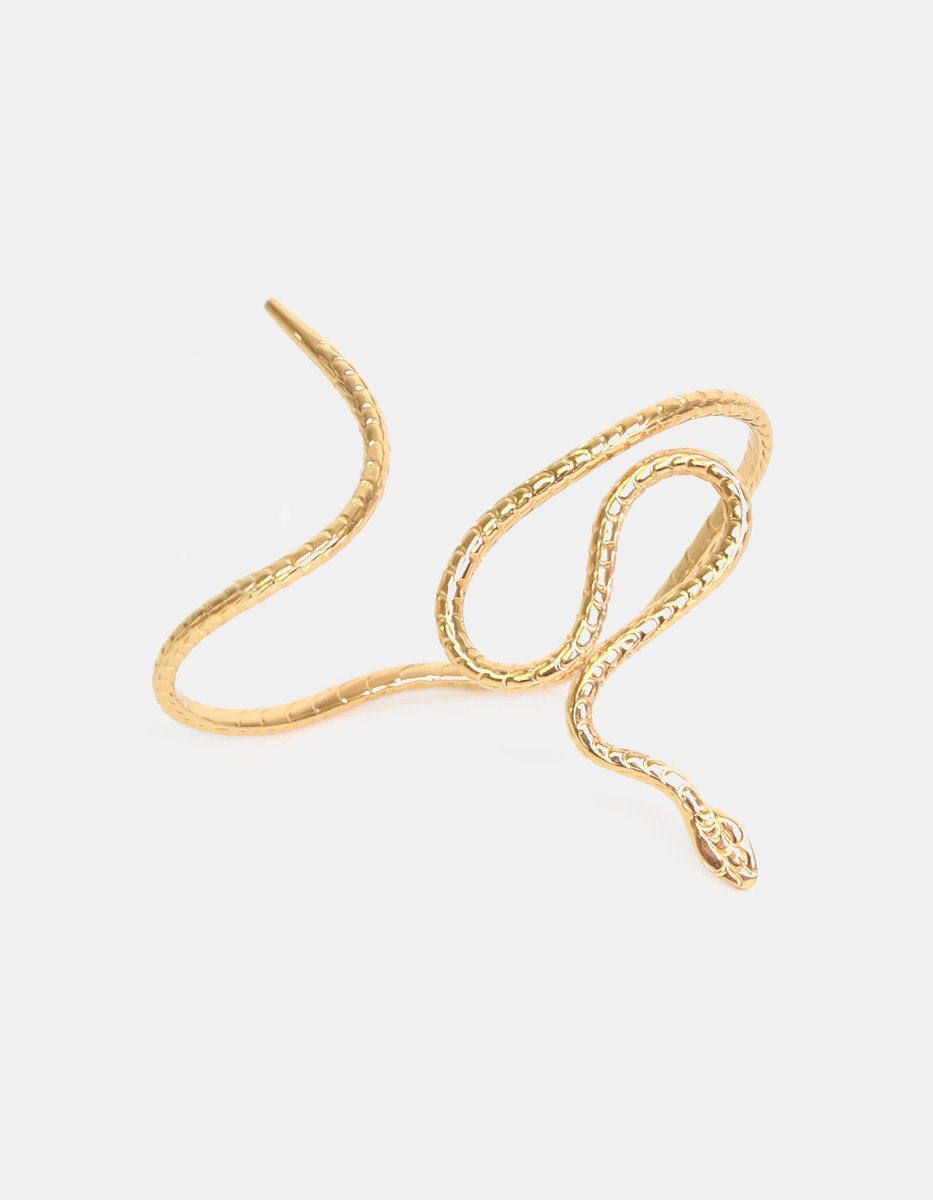 Poison gold-plated snake bracelet