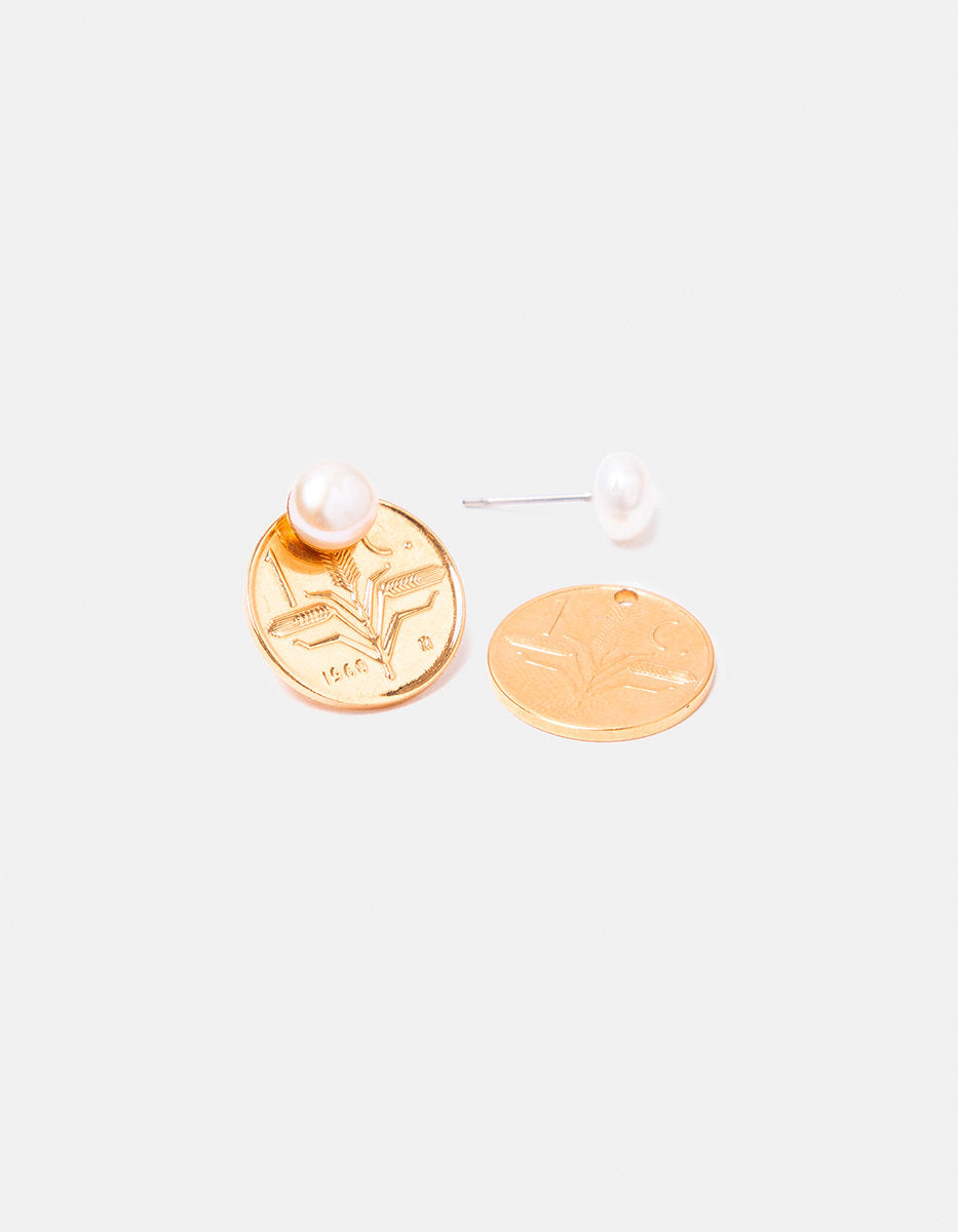 Memories Authentic Coin Earrings