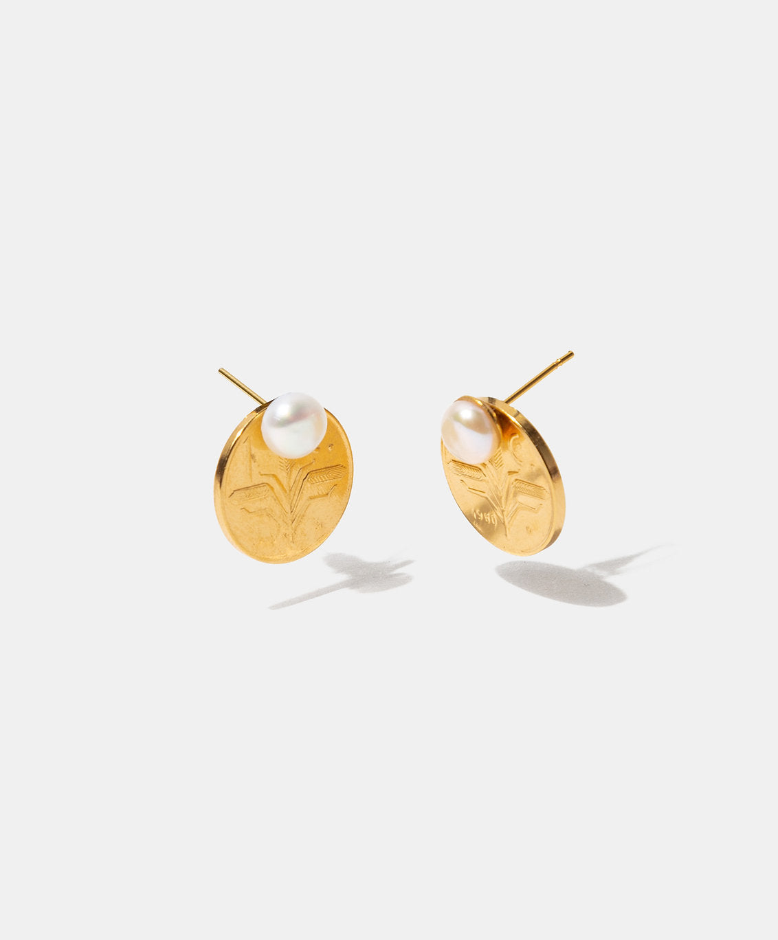 Memories Authentic Coin Earrings