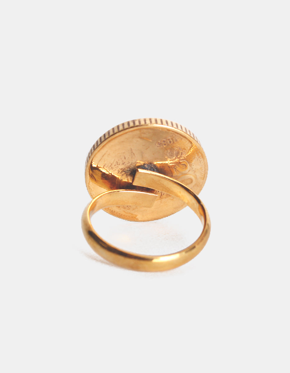 Memories Adjustable Eagle National Emblem Coin Ring